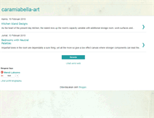 Tablet Screenshot of caramiabella-art.blogspot.com