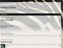 Tablet Screenshot of felinosscaninos.blogspot.com