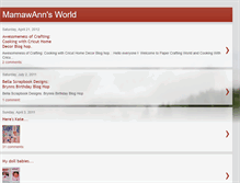Tablet Screenshot of mamawann.blogspot.com