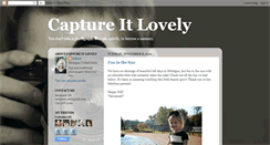 Desktop Screenshot of captureitlovely.blogspot.com