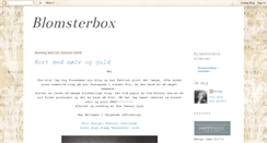 Desktop Screenshot of blomsterbox.blogspot.com