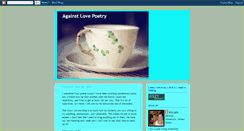 Desktop Screenshot of againstlovepetry.blogspot.com
