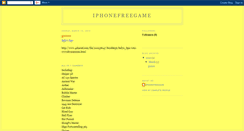 Desktop Screenshot of iphonefreegamez.blogspot.com