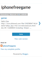 Mobile Screenshot of iphonefreegamez.blogspot.com