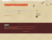 Tablet Screenshot of daddycrackers.blogspot.com