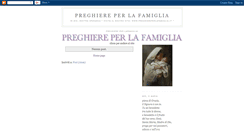 Desktop Screenshot of preghiereperlafamiglia.blogspot.com