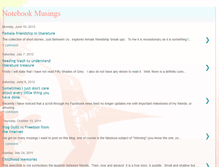 Tablet Screenshot of notebookmusings.blogspot.com