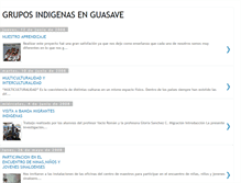 Tablet Screenshot of gruposindigenasgve.blogspot.com