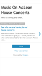 Mobile Screenshot of calendar-musiconmcleanhouseconcertsx2.blogspot.com