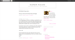 Desktop Screenshot of napkinplease.blogspot.com