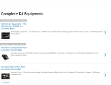 Tablet Screenshot of completedj-equipment.blogspot.com