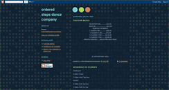 Desktop Screenshot of orderedstepsdancecompany.blogspot.com