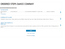 Tablet Screenshot of orderedstepsdancecompany.blogspot.com