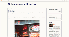 Desktop Screenshot of finlandssvenskilondon.blogspot.com