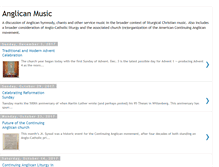 Tablet Screenshot of anglicanmusic.blogspot.com