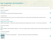 Tablet Screenshot of benkuslardandakucuktum.blogspot.com