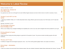 Tablet Screenshot of latestreview.blogspot.com