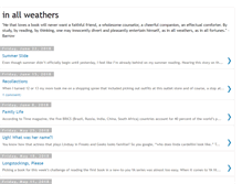 Tablet Screenshot of inallweathers.blogspot.com