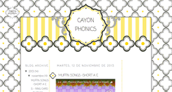 Desktop Screenshot of cayonphonics.blogspot.com
