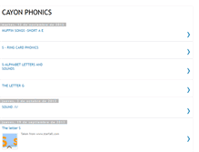 Tablet Screenshot of cayonphonics.blogspot.com