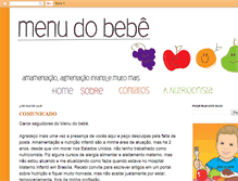 Tablet Screenshot of menudobebe.blogspot.com