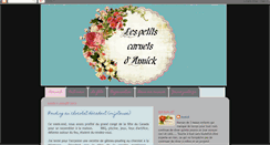 Desktop Screenshot of lespetitscarnets-annick.blogspot.com