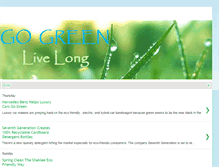 Tablet Screenshot of go-green-live-long.blogspot.com