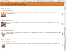 Tablet Screenshot of paydayloanknowledge.blogspot.com