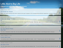 Tablet Screenshot of littlealvinsbiglife.blogspot.com