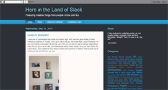 Desktop Screenshot of landofslack.blogspot.com