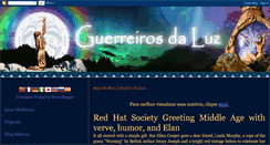 Desktop Screenshot of guerreiraseguerreirosdaluz.blogspot.com
