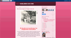 Desktop Screenshot of hablemosdecine-monique.blogspot.com