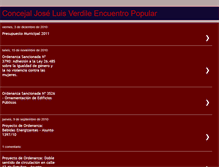 Tablet Screenshot of concejalverdile.blogspot.com