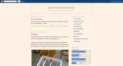 Desktop Screenshot of kattenoortjes.blogspot.com