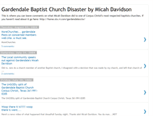 Tablet Screenshot of gardendalebaptistchurch.blogspot.com