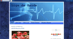 Desktop Screenshot of ligadasaude.blogspot.com