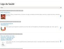 Tablet Screenshot of ligadasaude.blogspot.com