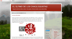 Desktop Screenshot of elultimodeloschaoloquistas.blogspot.com