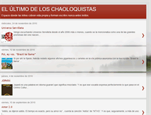 Tablet Screenshot of elultimodeloschaoloquistas.blogspot.com