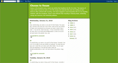 Desktop Screenshot of choosetoreuse.blogspot.com