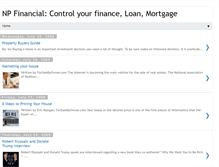 Tablet Screenshot of npfinancial.blogspot.com