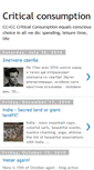Mobile Screenshot of criticalconsumer.blogspot.com