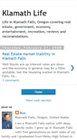 Mobile Screenshot of klamathlife.blogspot.com