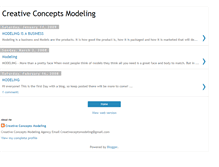 Tablet Screenshot of creativeconceptsmodeling.blogspot.com
