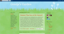 Desktop Screenshot of grietjesgarden.blogspot.com