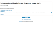 Tablet Screenshot of izlesenedenvideoindir.blogspot.com