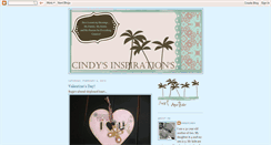 Desktop Screenshot of cindyjubraninspired.blogspot.com