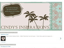 Tablet Screenshot of cindyjubraninspired.blogspot.com
