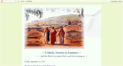 Desktop Screenshot of catholicjourneytoemmaus.blogspot.com