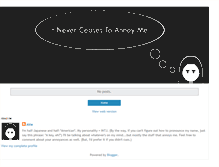 Tablet Screenshot of itneverceasestoannoyme.blogspot.com